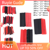 Ruyie 127pcs weatherproof HEAT shritted tubing Tube Assortment KIT กาวสีดำ