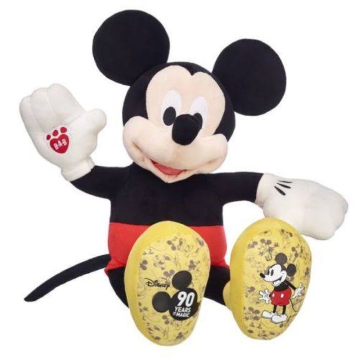 ตุ๊กตามิกกี้เม้าส์mickey-mouse-บิ้วอะแบร์-mickey-mouse-90th-aniversary-รุ่นหายากสินค้าปีเก่าเลิกผลิต