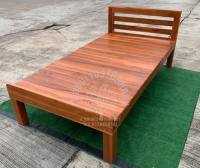 TEAK THAILAND	เตียงนอน เตียงหัวบัง 3.5 ฟุต มีหัวเตียง