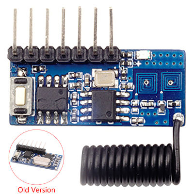 baoda 1PC 433MHz RF Receiver Learning Code Decoder MODULE 4ช่องสำหรับการเข้ารหัส1527