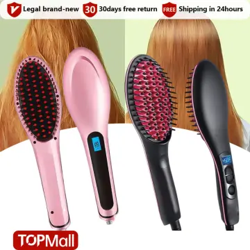 Hair brush outlet straightener lazada