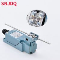 1 PCS Silver Contact 10A 380VAC ME 8107 Metal wheel limit switch Rotary Adjustable Roller Lever Arm Mini Limit Switch