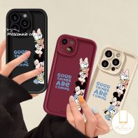 เคสมิกกี้เมาส์น่ารักใช้ได้กับ IPhone 11 XR 7Plus 15 13 14 11 12 Pro Max X XS MAX 6 8 7 6S Plus SE 2020การ์ตูนดิสนีย์โดนัลด์เป็ดนางฟ้า