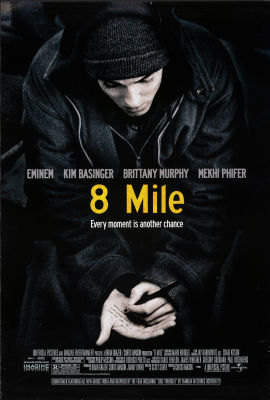 โปสเตอร์หนัง 8Mile 2002 รับทำ โปสเตอร์ติดผนัง ของแต่งบ้าน ของตกแต่งห้องนอน 77poster