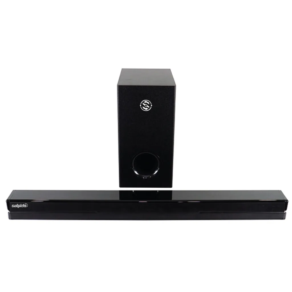 Salpido SB05 180 W Bluetooth Soundbar (Black, 2.1 Channel) Wireless Sound Bar with Subwoofer