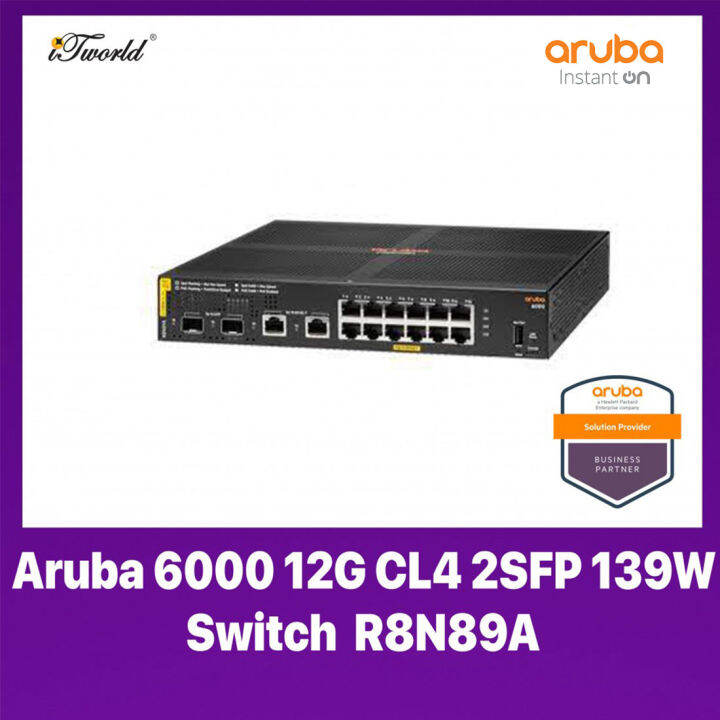 Aruba 6000 12G CL4 2SFP 139W Switch R8N89A Lazada aruba-6000-12g-cl4-2sfp-139w-switch-r8n89a-lazada