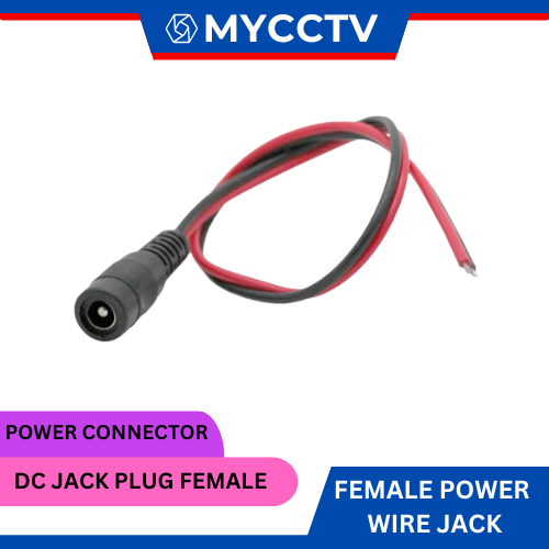 HIKVISION Analog Connector CCTV DC Jack Plug Female Power Socket Wire