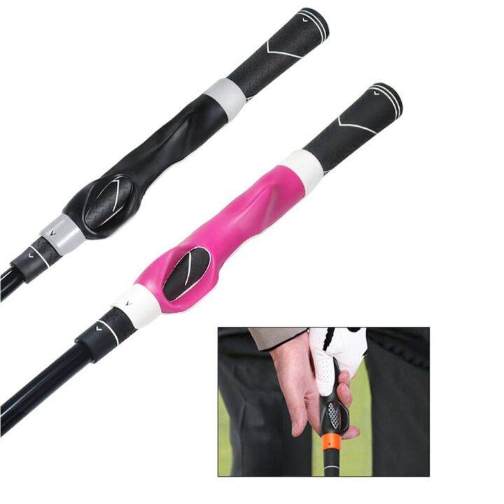 portable-golf-club-grip-rubber-golf-grip-corrector-beginner-gesture-swing-trainer-golf-grip-calibrator-correct-training-grip-aid