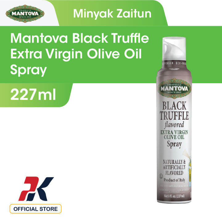 Mantova Black Truffle Extra Virgin Olive Oil Spray 227mL Lazada Indonesia