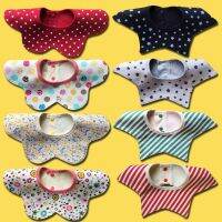 【CW】 Baby Bibs Rotating double snap Fashion Pattern Dot Striped Star Boys DS19