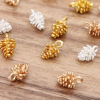 20ชิ้นล็อต12*7มม. โลหะผสม Bijou Pinecone จี้ Charms DIY ต่างหูสร้อยคอทำเครื่องประดับอุปกรณ์เสริมตกแต่ง0202