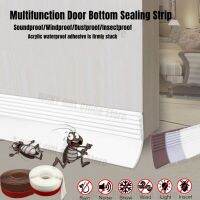 1m Door Draft Stopper Trimable Stackable Door Bottom Sealing Strip Dustproof Soundproof Blocker Waterproof Weather Baffle Tape Decorative Door Stops