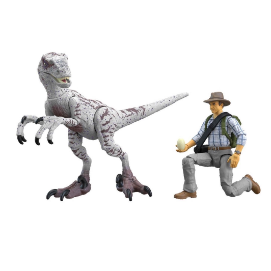 โมเดล-hammond-collection-jurassic-world-dr-alan-grant-amp-velociraptor