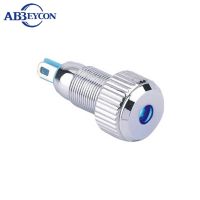 ABBEYCON high quality 12V/24V/48V volt indicator led pilot lamp Mini 8mm dot led waterproof metal indicator light