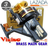 รอกสปิน Viking VI Brass Main Gear สีทอง