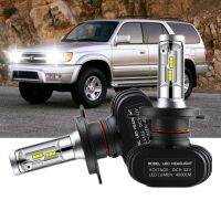 H4โมดูลสูงและต่ำ Beam ไฟหน้ารถมอเตอร์ไซค์แบบ LED หลอดไฟสำหรับ Toyota 4Runner 1996-2002 CREE 6000K