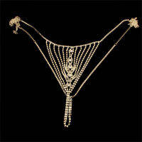 HotTurkey Evil Eye คริสตัลเอว Belly Chain เครื่องประดับสำหรับผู้หญิงเซ็กซี่ Rhinestone กางเกง Panty Beach บิกินี่เทศกาลชุด