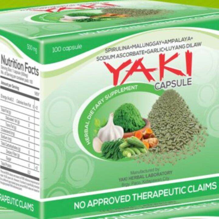 Hotjgpwz69cgjpttw269 Yaki Capsules (Herbal) 10 capsules COD Lazada PH