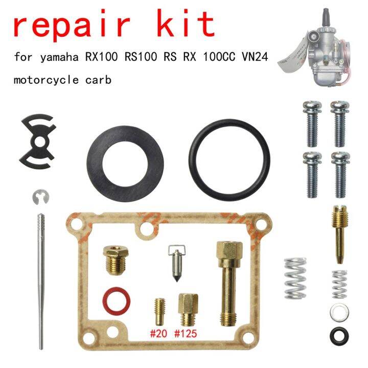[HOT 2023] carburetor repair kit for yamaha RX100 RS100 RS RX 100CC VN24 motorcycle carb Lazada