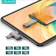 USAMS High Speed Flash Drives OTG 3 IN 1 Type-C+USB 3.0 Pendrive USB Key 16G 32GB 64GB 128GB 256G USB Flash Driver For Phone Tab thumbnail
