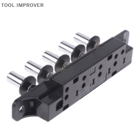 TOOL IMPROVER สวิตช์ปุ่มปลั๊กอินห้าตำแหน่งสำหรับฮูดระยะไกลสวิตช์สีเงินห้าตำแหน่ง