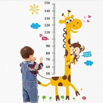 【SALE】 nancarenko1977 เด็ก Hoogte Grafiek Muursticker Interieur Parafff Hoogte Heerser ตกแต่ง Kamatie Kamer สติ๊กเกอร์ Muur Art สติกเกอร์วอลล์เปเปอร์ HM19002