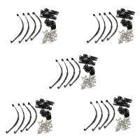 20Pcs 110 Leaf Springs ชุด Highlift Chassis สำหรับ110 D90 RC Crawler รถอะไหล่ Black