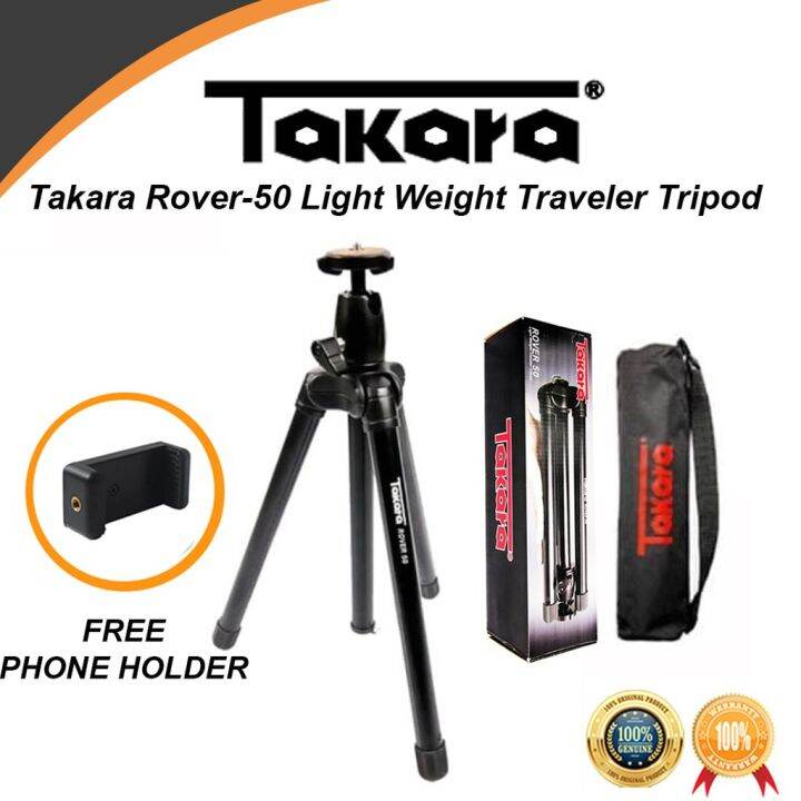 Tripod Takara ROVER 50 Travel Tripod with Ballhead Camera + Holder U Lazada Indonesia