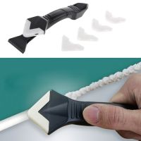 3 In 1 Multifunctional Silicone Scraper Squeegee Flooring Tools / Sealant Grout Caulk Remover Accessories