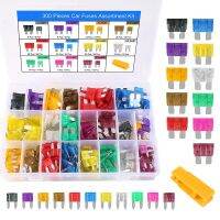 【YF】 100pcs/300pcs Car Blade Fuses Assortment Kit Standard   Mini Size Replacement for Car/RV/Truck/Motorcycle/Boat