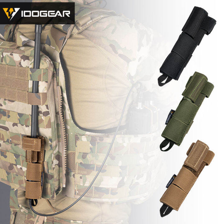 IDOGEAR Tactical Radio Antenna System Relocation Pouch for PRC152/148