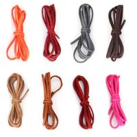 3mm Flat Faux Suede Braided Cord Sewing Waxed Thread Handmade for Necklace Bracelet Jewelry Making Finding Accessories