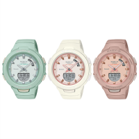 Casio Baby-G นาฬิกาข้อมือผู้หญิง สายเรซิ่น รุ่น BSA-B100,BSA-B100CS(BSA-B100CS-3A,BSA-B100CS-4A,BSA-B100CS-7A)