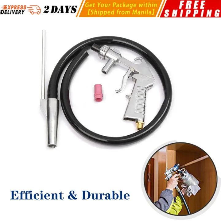 Air Sandblaster Sandblasting Blast Gun+Nozzles+Connector+Tube Derusting Tool Kit Industrial