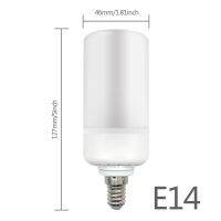 【HOT】 kallidora หลอดไฟเอฟเฟกต์โคมไฟ LED 2835SMD B22 E14สินค้ามา E27ไฟจำลองการกะพริบ5W