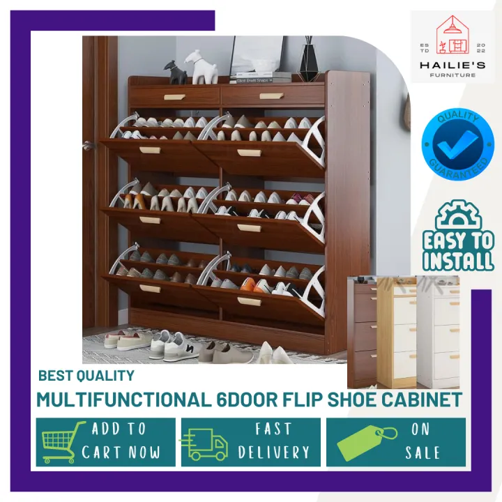 Space Saver 6 Door Flip Shoe Big Size Lazada PH