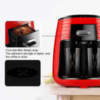 450W เครื่องชงกาแฟอัตโนมัติเต็มรูปแบบพร้อมเครื่องชงกาแฟแบบหยดสองถ้วยชาทำ0.25L เครื่องชงกาแฟแบบพกพา Multipurpose