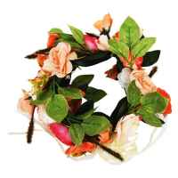 Floral Garlands Headband Women Wedding Flower Wreath Bohemia Crown Hair Band