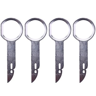 Hand Tool Set 4pcs Car Stereo Radio Removal Remove Tool 4 Keys For Audi For Ford For Car Accessories