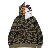 เสื้อสเวตเตอร์คู่เฮลโลคิตตี้เทรนด์ BAPE แนะนำเสื้อผ้าฤดูใบไม้ร่วง