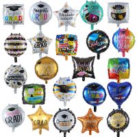 5pcs 18inch Congrats Grad Helium Balloons Back To School Graduation Foil Balloon Birthday Party Decoration Globos Supplies Balloons