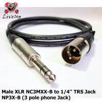 สายสัญญาณดิจิตอลหัวแจ็ค 6.5 mm to XLR ขนาดความยาว 1 เมตร ใช้สายสัญญาณทองแดงแท้อย่างดี พร้อมประกอบหัวแจ็คเข้ารูปพร้อมใช้