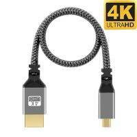 0.3/1/1.5/2/3/5/7.5/10M Nilon Kepang HD 4K 60HZ V1.4 TPU HD 1080P Kompatibel Mikro MicroHDMI Ke HDMI Ekstensi Kabel Laki-laki Ke Laki-laki