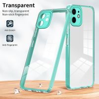 เคส TPU นิ่มแบบถอดได้สำหรับ iPhone 11 12 13 Pro Max เคสโทรศัพท์โปร่งใสใหม่ป้องกันการตก3 In 1