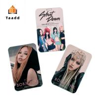 TAADD การ์ด Lomo ทำด้วยตนเองคุณภาพสูง1ชุดการ์ด HD LISA JENNIE ROSE Idol บัตรภาพพิษสีชมพูโฟโต้การ์ดบัตรสะสมโปสการ์ด LISA