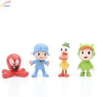 HILBAT 7pcs/set นกสำหรับนก ตุ๊กตาพีวีซีของเล่น pocoyo เป็ดและเป็ด โมเดลของเล่นจำลอง รูปการกระทำอะนิเมะ pocoyo น่ารักน่ารักๆ พีวีซีพีวีซี เครื่องประดับโต๊ะ pocoyo ของเล่นเด็กเล่น