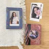 INS 40 Photos Photocard Holder 3 Inch Photo Album Round Square Hollow Mini Idol Cards Collect Book Vintage Pictures Storage Case