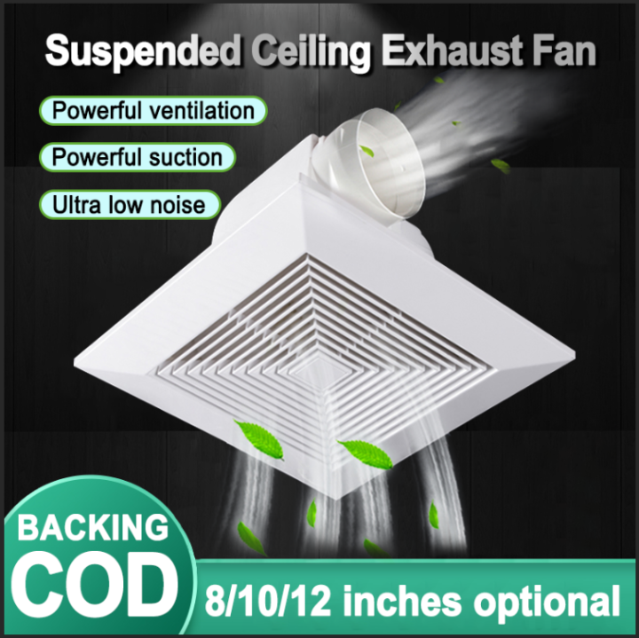 Exhaust Fan Super Silent Ceiling Exhaust Fan Large Suction Louver