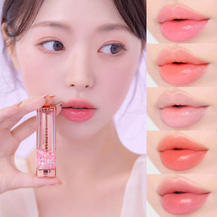 kimhanshops-coringco-shalala-snow-ball-lip-balm-ลิปบาล์มเปลี่ยนสีตามอุณหภูมิ