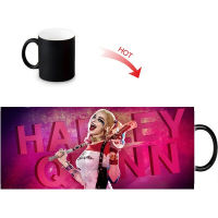 Harley Quinn Funny Travel Mug Heat Color Change Cup Coffee Milk Tea Cup Novelty Mug Gifts